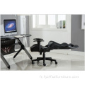 Chaise de jeu confortable pour bureau à domicile avec repose-pieds